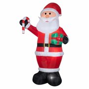 GEMMY INDUSTRIES Gemmy Industries 222417 12 in. Christmas Inflatable Santa with Gift 222417